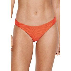 Seafolly Womens Hipster Bikini Bottom Swimsuit Solid Tangelo Size 10 US Orange‎